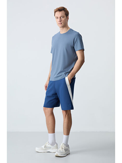 Tommylife Parlament Pamuklu Kalın Yumuşak Dokulu Standart Fit Basic Erkek Şort  - 81280 - S000231622-29672