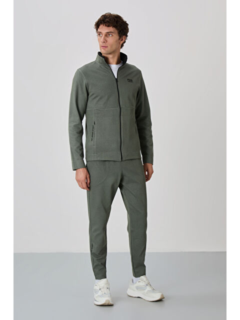 Air Jones Carlos Haki Standart Kalıp Erkek Eşofman Takım - 85209 - S000080415-18547