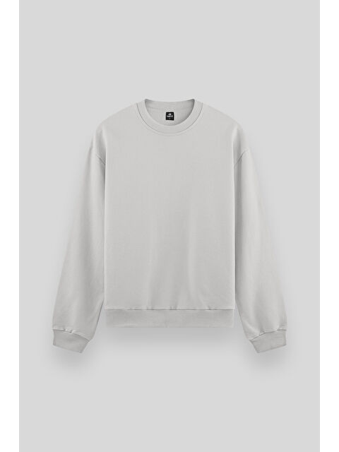 Tommylife Taş Basic O Yaka Rahat Form Erkek Sweatshirt - 88053 - S000032319-25636