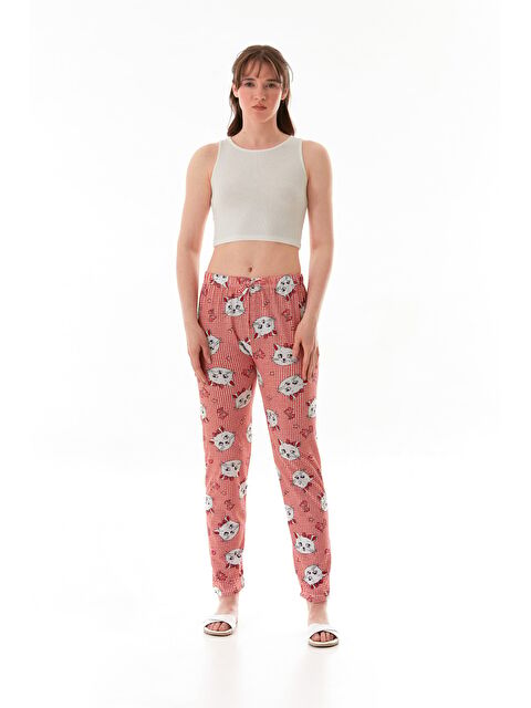 Fullamoda Limon Baskılı Pijama Altı - S000380604-20063