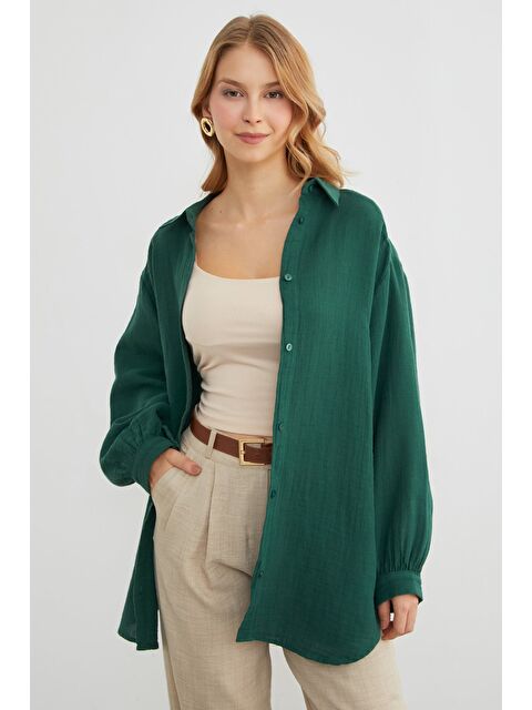 Fullamoda Basic Oversize Gömlek - S000447712-18194
