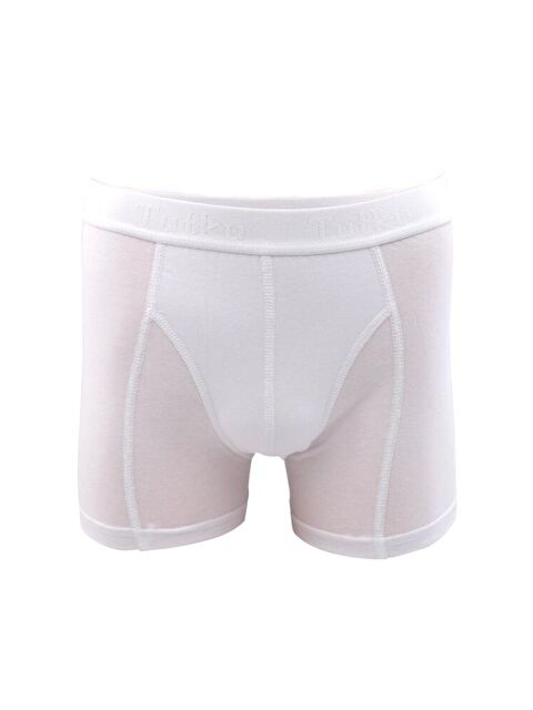 Tutku 6'lı Erkek Beyaz Elastan Boxer - S000218289-20063