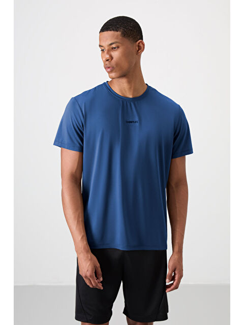 Tommylife Parlament Polyester Nefes Alan Dokulu İnce Esnek Standart Fit Erkek Performans Tişört - 88384 - S000193829-19393