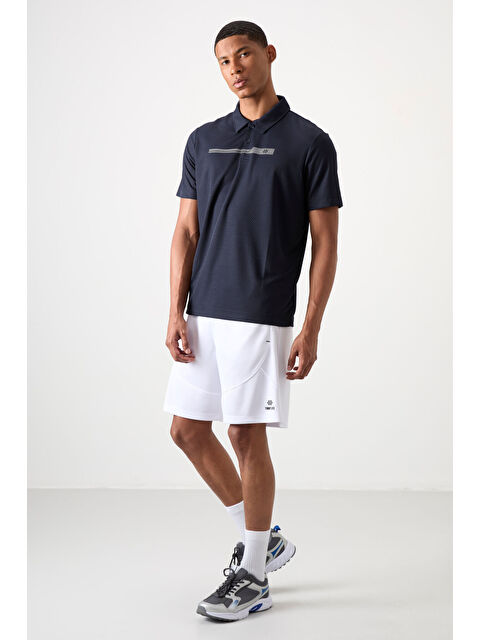 Tommylife Beyaz Polyester Kalın Yumuşak Comfort Fit Erkek Şort - 81271 - S000203437-20063