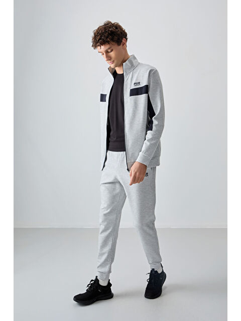 Air Jones Yüzeyi Dokulu Standart Fit Nakışlı Erkek Eşofman Takım - 85248 - S000191363-20600