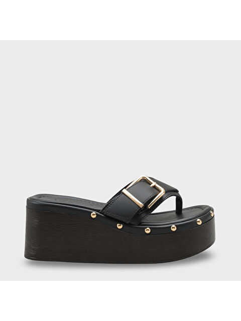 Capone Outfitters Kristi Dolgu Topuk Parmak Arası Kadın Terlik - S000530362-19351