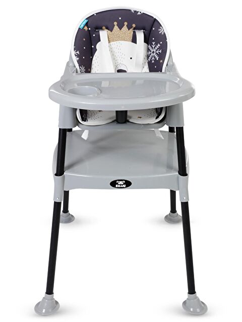 KUJJU Platin 3 in 1 Mama Sandalyesi - Krem Gri