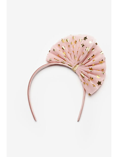 Le Mabelle Beyaz Yıldızlı Tül Fiyonklu Kız Çocuk Taç - S000371867-20063