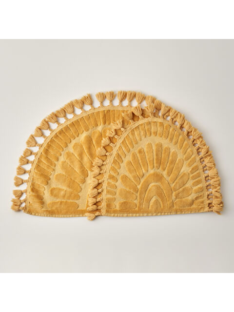 Bella Maison %100 Pamuk Sunshine Paspas Takımı Hardal (60x100-50x60) - S000325703-20074