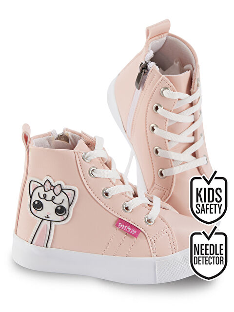 Denokids Kedicik Pembe Kız Sneakers Spor Ayakkabı - S000008272-20024