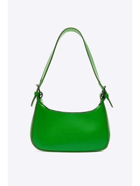 Shulebags Muse Oval Baget Çanta Yeşil