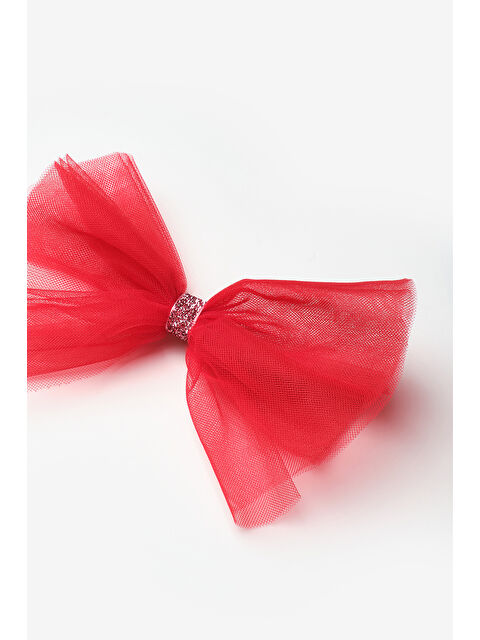 Le Mabelle Pembe Simli Bağlamalı Kız Çocuk Tül Klips Toka - S000408000-20024