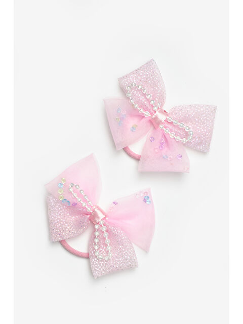 Le Mabelle Mavi İnci Detaylı Fiyonk İkili Lastik Toka - S000492920-17234