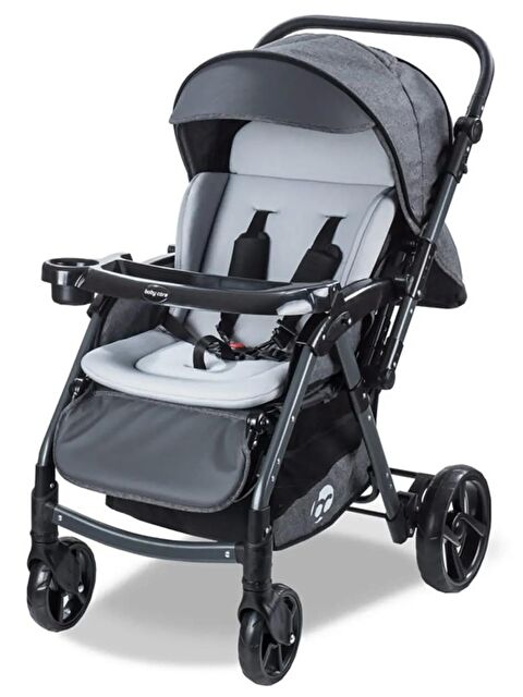 Babycare Combo Maxi Pro Çift Yönlü Bebek Arabası - Gri Standart - S000225540-20600