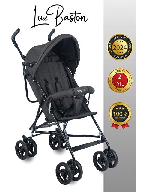 Babycare Baston Puset Bebek Arabası - Siyah - S000289917-19351