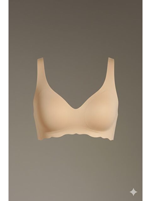 C&City Balensiz Dikişsiz Lazer Çıkarılabilir Pedli Sütyen C26150 Ten - S000221908-26407