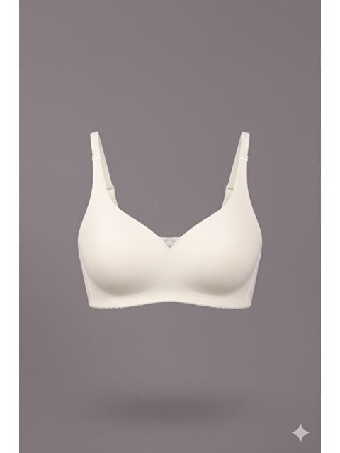 C&City Balensiz Dikişsiz Lazer Çıkarılabilir Pedli Sütyen C26110 Ekru - S000221924-19965