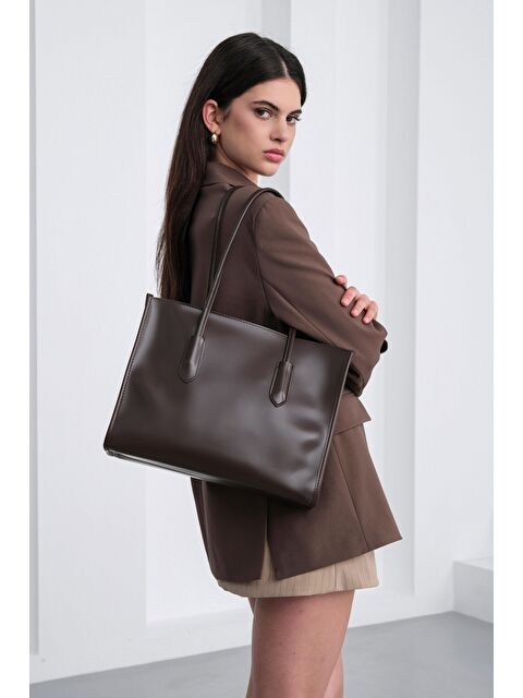 Shulebags Paella Omuz Çantası Acı Kahve - S000423591-28102