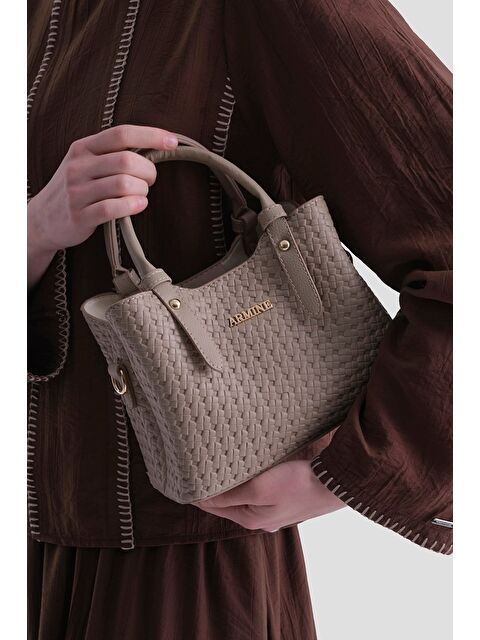ARMİNE Çanta Örgü 25Yd7416 Vizon