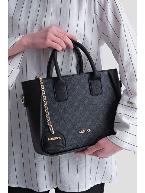 ARMİNE Çanta Noktalı 25Yd7419 Siyah