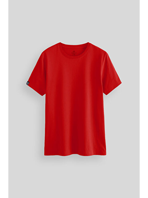 Tommylife Fiesta Erkek Basic Kısa Kol Standart Kalıp Bisiklet Yaka Tişört - 87911 - S000027112-20045