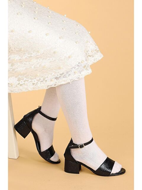 Kiko Kids Alexa Günlük Kız Çocuk 4 Cm Topuklu Sandalet Abiye Ayakkabı - S000003063-19351