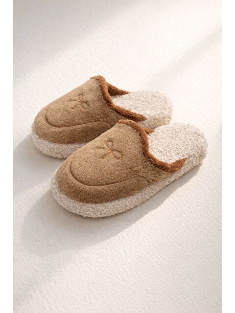 MODAFRATO AMORE Kapalı Kadın Ev Terliği Günlük Rahat Kışlık Terlik - S000481324-14955