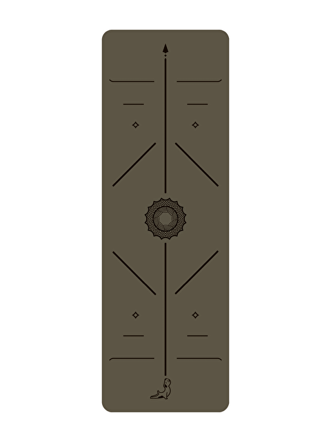 Petarya Focus Serisi Kahverengi 4.1 mm Doğal Kauçuk Kaydırmaz Yoga Matı - S000435063-19413