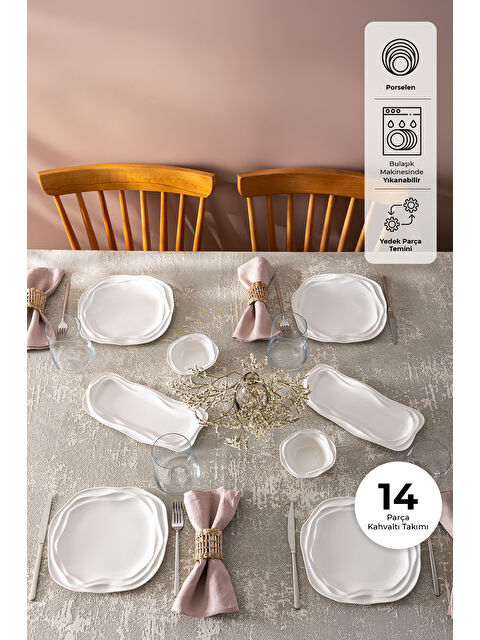 Emsan Royal 14 Parça 6 Kişilik Kahvaltı Takımı - S000397177-20063