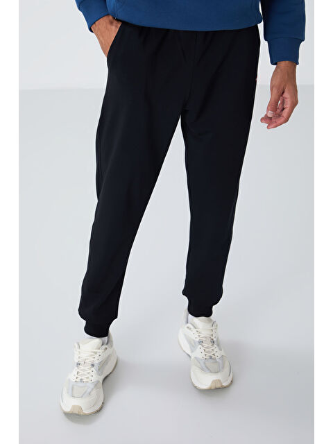 Tommylife Lacivert Klasik Cepli Standart Kalıp Manşetli  Eşofman Alt - 84652 - S000032296-21164