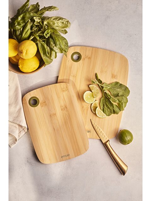 Emsan Bambu Luna 2'li Kesme Tahtası - S000398062-19413