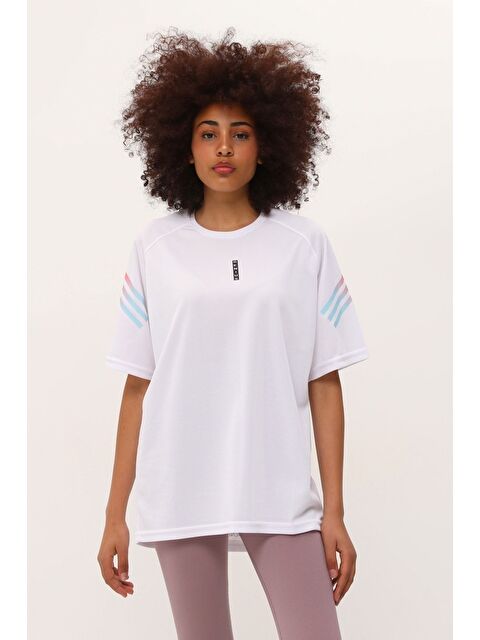 Genius Store Store Kadın Spor Tişört Baskılı Fitness, Antrenman Fit - S000145550-20063