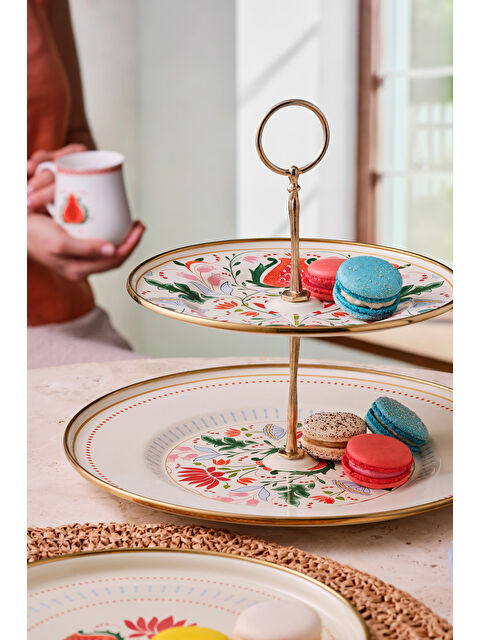 Emsan Nar Emaye Katlı Kurabiyelik 21X29 cm - S000417247-37243