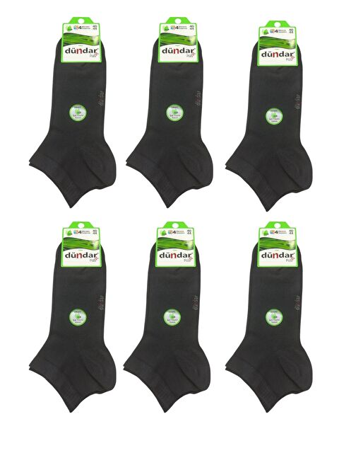 Dündar Füme Bambu 6'lı Erkek Patik Çorap - S000304681-33408