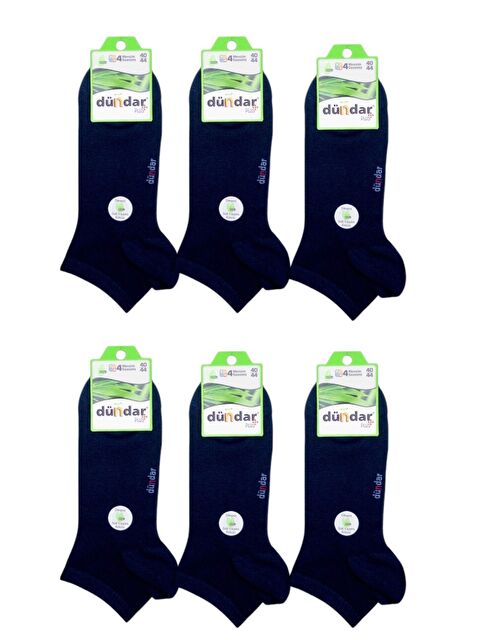 Dündar Lacivert Bambu 6'lı Erkek Patik Çorap - S000304683-29672