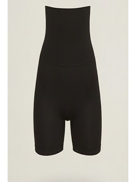 C&City C12014 Kadın Double Korse Boxer Siyah - S000222308-19351