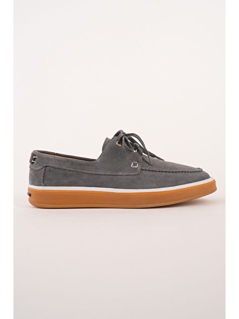 Muggo CRAFT Hakiki Süet Deri Bağcıklı Erkek Günlük Loafer Ayakkabı - S000524080-20600