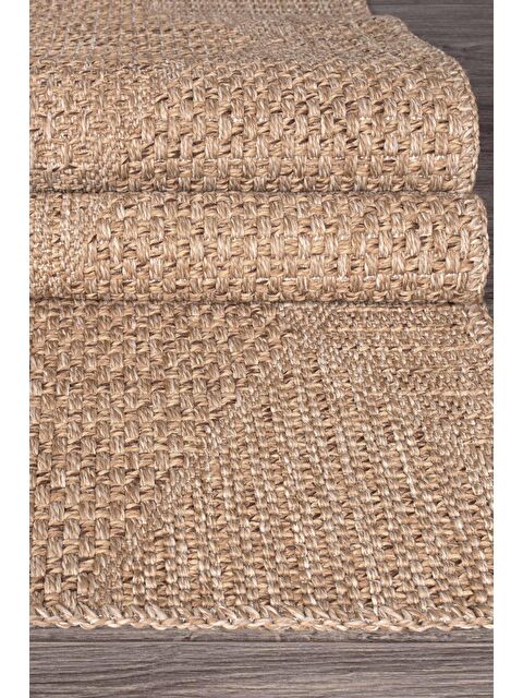 Konfor Halı Rusticana 3102 Naturel Jüt Halı Modern Örme Kilim-120x180 - S000163854-19928