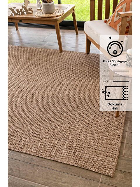 Konfor Halı Rusticana 3101 Naturel Jüt Halı Modern Örme Kilim-100x300 - S000163717-19928