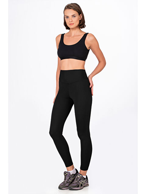 Kompedan Yüksel Bel Toparlayıcı Fitilli Tayt - S000208336-19351