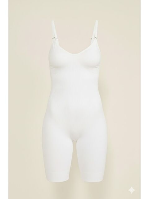 C&City C12071 İz Yapmayan Boxer Korse Beyaz - S000222305-20063