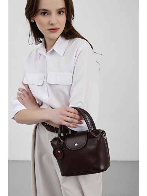 Shulebags Bondi Kapaklı Çapraz Çanta Kahve - S000501943-19413