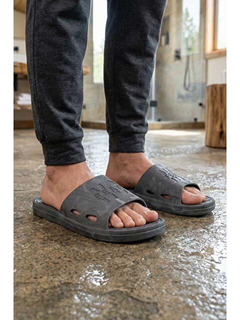 Gezer Yazlık Erkek No Fear Airblow Islak Zemine Uygun Günlük Ev Bahçe Havuz Terlik - S000346649-20600