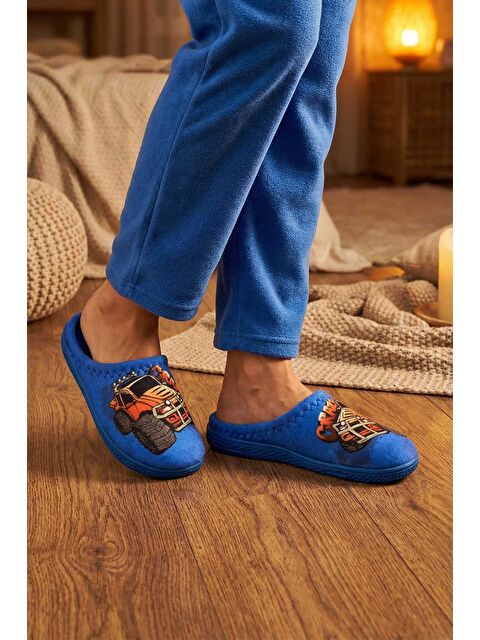 Gezer Erkek Çocuk Kışlık Rahat Taban Ev Bahçe Gondol Terlik - S000435013-23710