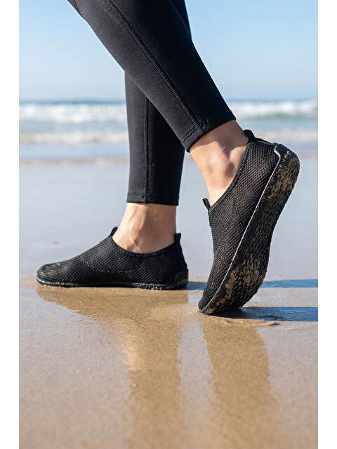 Gezer Kadın Yazlık PVC Esnek Taban Plaj Deniz Havuz Ayakkabı - S000420026-19351