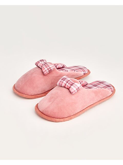 Chirpy PLAID - Kurdeleli Kadın Ev Terliği - S000251898-20024