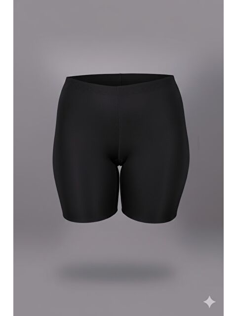 C&City Dikişsiz Toparlayıcı Yüksek Bel Lazer Kesim Şortlu Korse 9209 Siyah - S000222429-19351