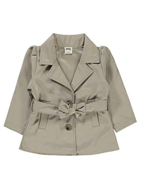 Civil Baby Kız Bebek Trençkot Ceket 6-18 Ay Bej - S000216253-19928