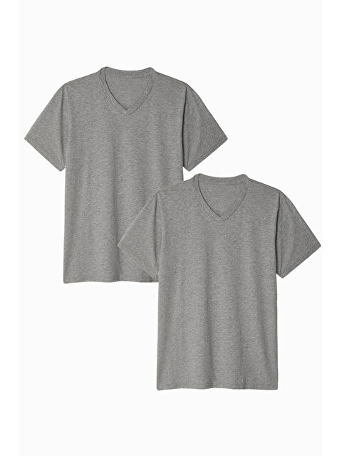 Süperlife Kadın V Yaka Tshirt SPR24TSK40-2 - S000208479-17308