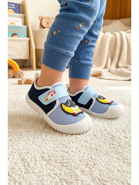 Gezer Yazlık Erkek Çocuk PVC Taban Cırt Cırtlı Ayarlanabilir Keten Günlük Ayakkabı - S000206246-17234